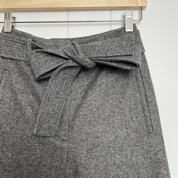 WILFRED | Grey Wool Tie- Front Pant - Picture 4 of 11